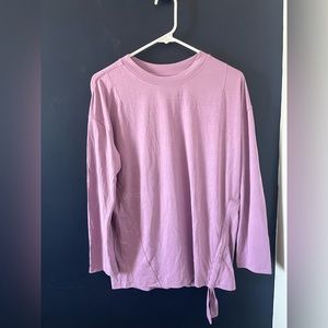 Lululemon athletica side tie shirt size 6